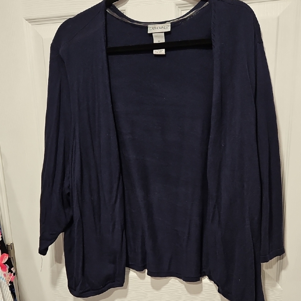 Catherines Deep Blue Women's Cardigan